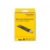 DeLOCK Combo konvertor pre M.2 NVMe PCIe alebo SATA SSD USB 3.2 Gen 2 čierna