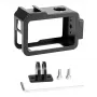 Kovová klietka PULUZ pre DJI Osmo Action 4/3 so pätkou na príslušenstvo, model PU928B