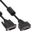 InLine DVI-D kábel 24+1 M/F, Dual Link, 2 feritové jadrá, 3 m