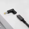 Akyga AK-ND-C01 nabíjací adaptér USB-C na DC 5,5 x 2,5 mm pre notebooky, 18,5-20 V, 100 W