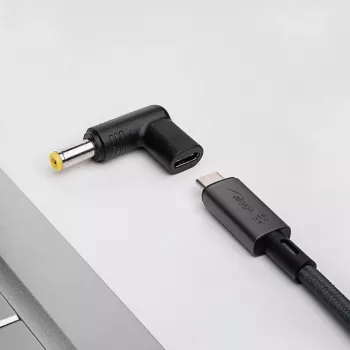 Akyga AK-ND-C01 nabíjací adaptér USB-C na DC 5,5 x 2,5 mm pre notebooky, 18,5-20 V, 100 W