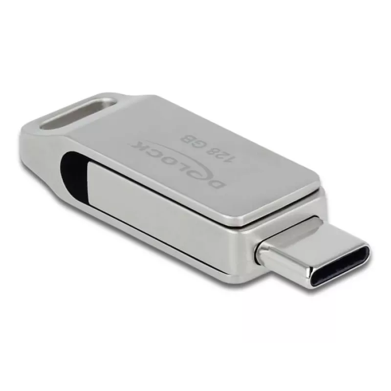 USB flash disk DeLOCK 128 GB USB-C Type-A otočný model