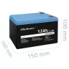 Qoltec LiFePO4 lithium-železofosfátová batéria 12,8 V 12 Ah 153,6 Wh s BMS