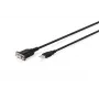 USB 2.0 na RS232 adaptérový kábel DIGITUS DA-70172, 1.8 m, čipová sada FTDI FT232RNL, USB Type-A na DB9