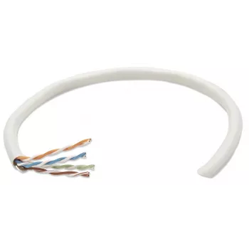 Intellinet sieťový Cat5e kábel vo veľkom balení, 24 AWG, plný drôt, 305 m, sivá, CCA, U/UTP, box