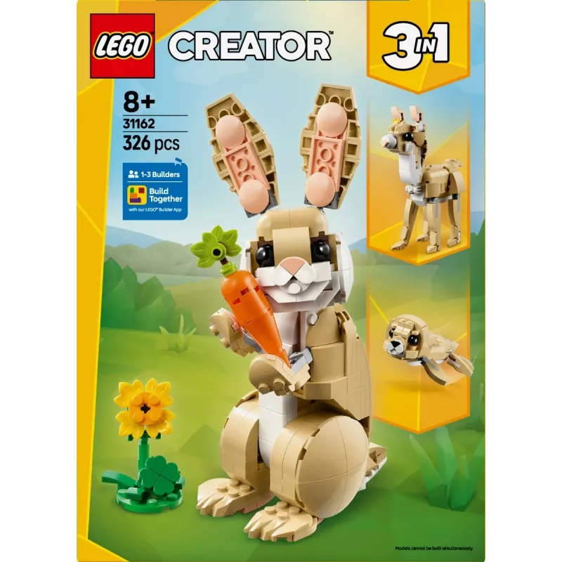 LEGO CREATOR 3 IN 1 31162 Roztomilý zajačik