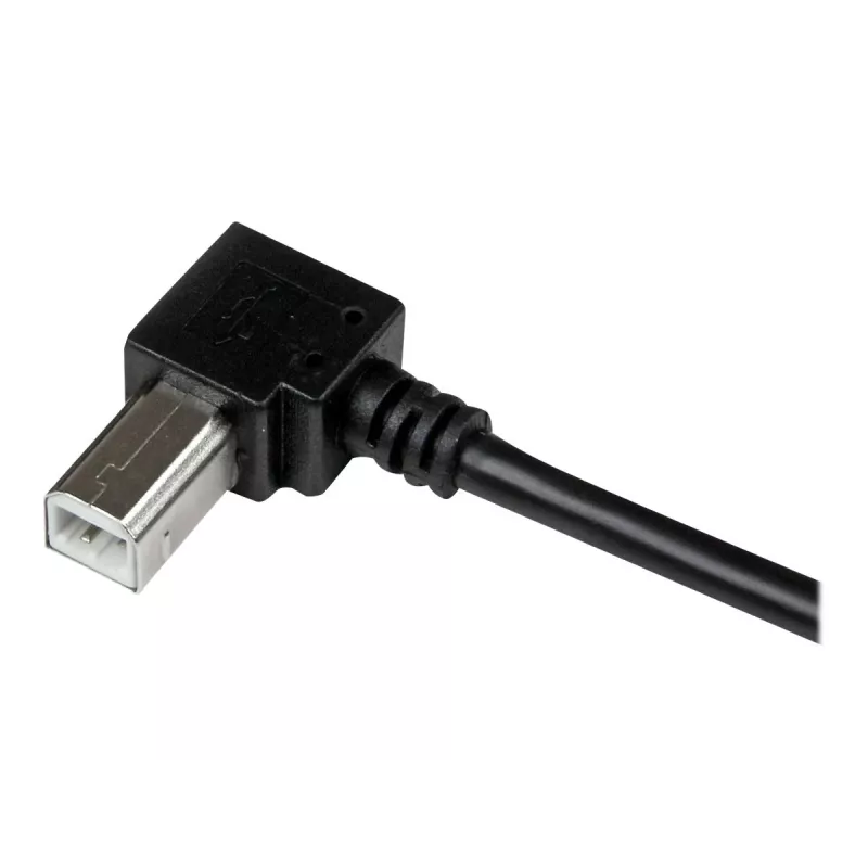 StarTech.com 3m USB 2.0 A na pravouhlý B kábel – M/M, 3 m, USB A, USB B, USB 2.0, čierna