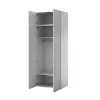 Šatníková skriňa cama meble PAFOS 2D BASE 90×55,5×45 cm biela matná, 2 dvere