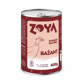 ZOYA bažant – mokré krmivo pre psy konzerva 400g