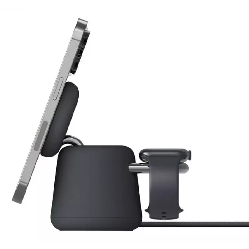 Bezdrôtová nabíjačka Belkin WIZ027VFH36 2‑in‑1 magnetická Qi2 15W pre iPhone a Apple Watch
