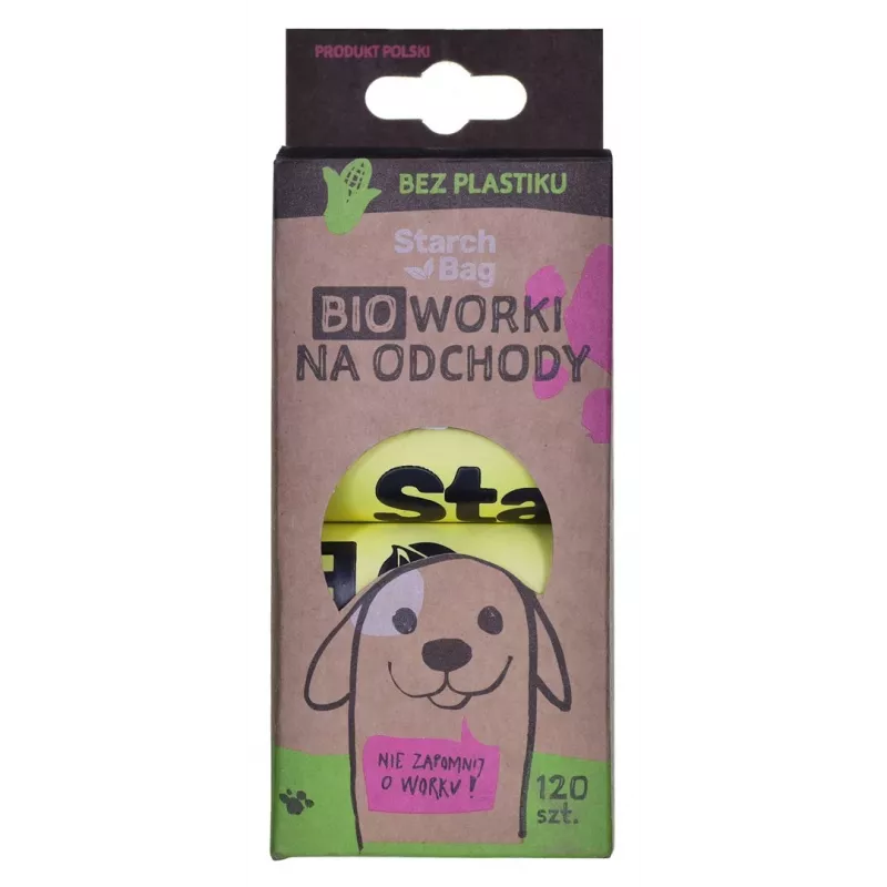 STARCH BAG - vrecká na exkrementy pre psov - 8 x 15