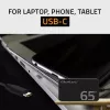QOLTEC nabíjačka 65W GaN Super Fast štíhla PD 5-20V 3,25A USB-C