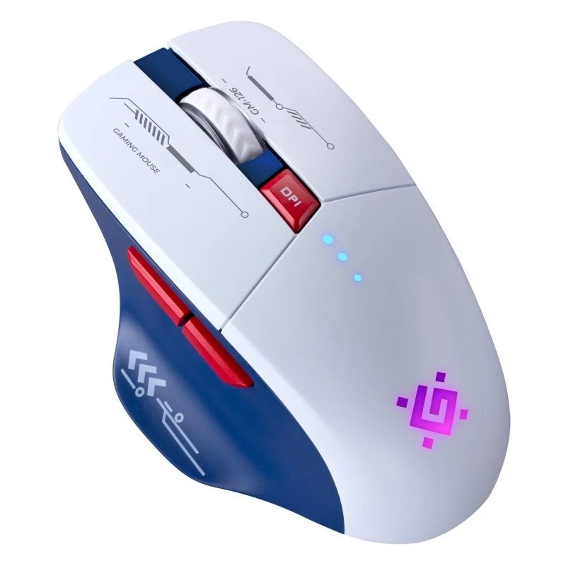 Myš DEFENDER GM-126 TISA RF+BT OPTIC 1600dpi 6P BIELA