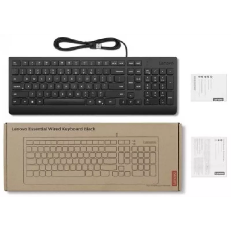 LENOVO Essential drôtová klávesnica AI litovská (LT)
