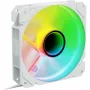 Skriňový ventilátor Sharkoon SHARK Mirror RGB PWM REVERSE 120 mm biely, 500–1500 ot/min, 99,52 m³/h, FDB