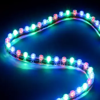 Univerzálne pásové svetlo Lamptron FlexLight Multi – viacfarebná LED, 70 mm šírka, DC napájané