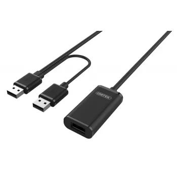 Aktívny predlžovací kábel USB 2.0, 20m; Y-279