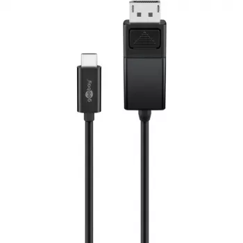 Goobay USB-C na DisplayPort. M/M. čierny