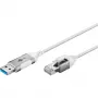 Goobay Ethernet kábel USB-A 3.0 na RJ45 tenký 2 m – prepája router, modem alebo (74379)