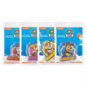 Sada teplo/studených gélových obkladov Paw Patrol, 4 ks – opakovane použiteľné gélové vankúšiky na studenú alebo teplú terapiu