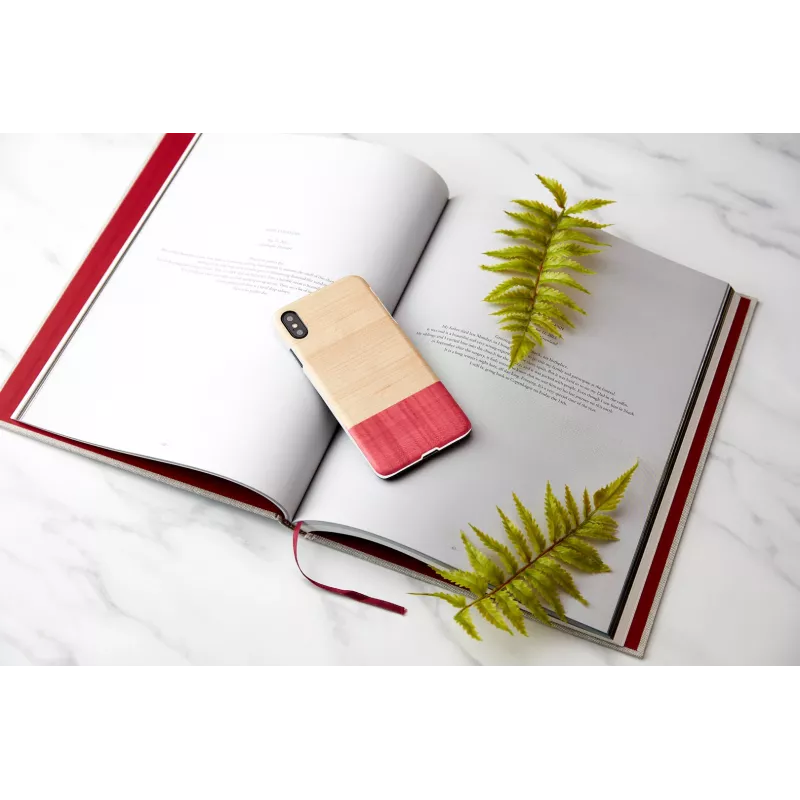 Puzdro na smartphone man and wood pre iPhone XS Max — white miss match