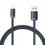 Baseus Crystal Shine kábel USB na Lightning, 2,4 A, 1,2 m (čierny)
