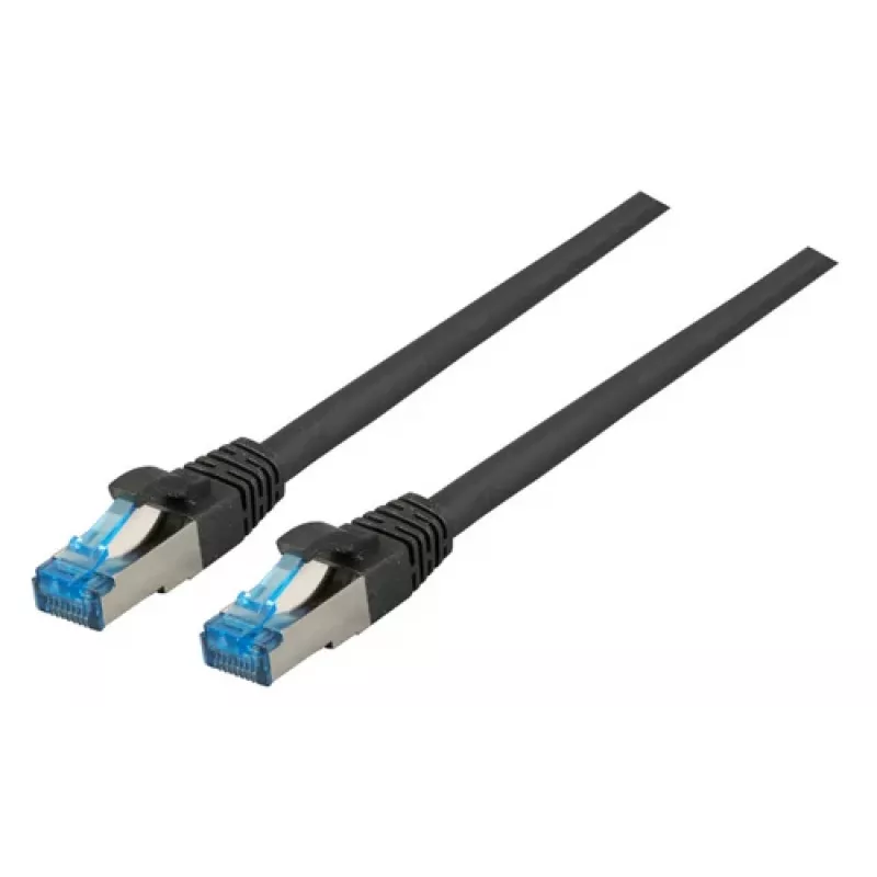Sieťový kábel EFB Elektronik K5525FSW.3 RJ-45 Cat6a 3 m čierny