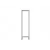 19-palcový otvorený rack LANBERG 42U, hĺbka 800 mm, šírka 600 mm, sivý