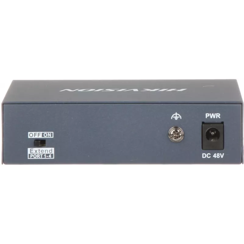 Hikvision DS-3E0105P-E/M(B) sieťový switch L2 Fast Ethernet (10/100) Power over Ethernet (PoE) sivý