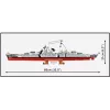 Stavebnica Cobi bojová loď Bismarck model s 3204 dielmi - Cobi CO BI-4860