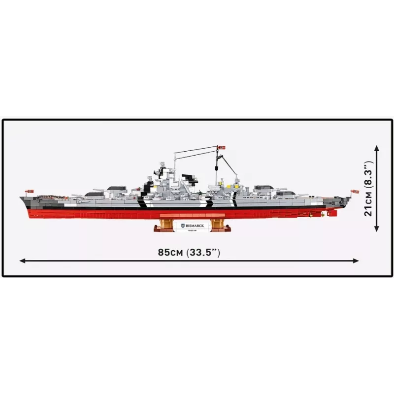 Stavebnica Cobi bojová loď Bismarck model s 3204 dielmi - Cobi CO BI-4860