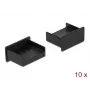 Krytka proti prachu pre USB Type-A konektor samica DeLOCK 64102 čierna 10 kusov