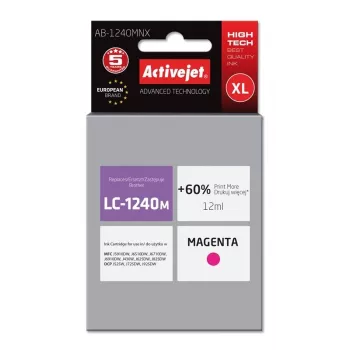 Activejet AB-1240MNX atrament (náhrada za Brother LC1240M/1220M; Supreme; 12 ml; purpurová)