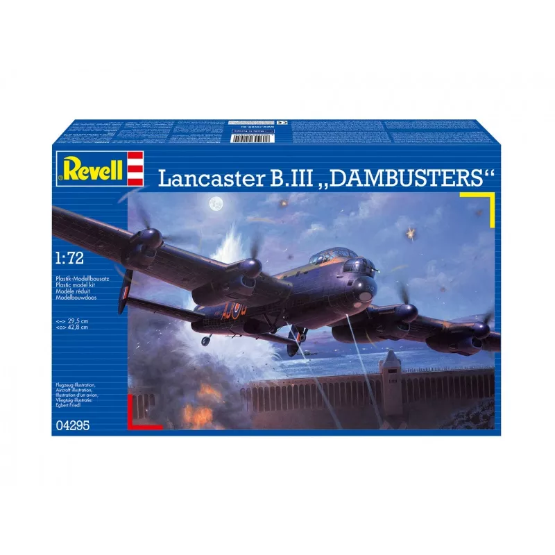 Revell Lancaster B. III Dambusters (04295) 1:72 mierka lietadlo plastový model stavebnica