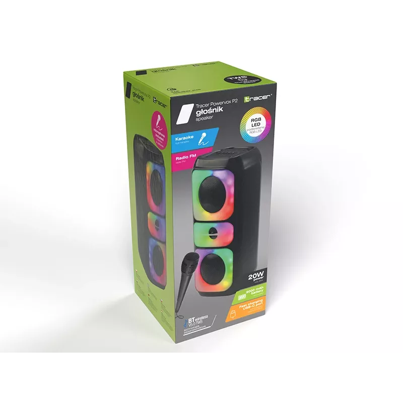 Tracer Powervox P2 TWS Bluetooth slúchadlá, True Wireless Stereo, model TRAGLO47688