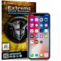 Ochranná fólia displeja X-ONE Extreme Shock Eliminator pre iPhone X — čierna, nárazuvzdorná, odolná