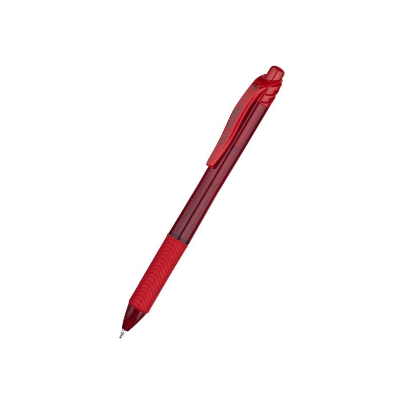 Zasúvacie guľôčkové pero s klipom Pentel Energel X 1.0 červené