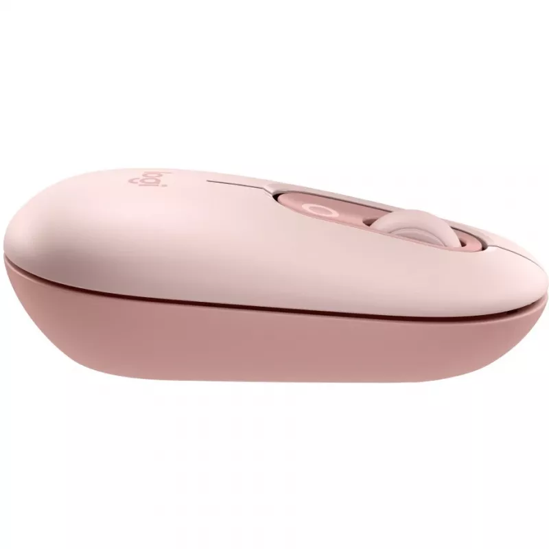 Logitech POP Icon Combo - sada klávesnice a myši - bezdrôtová - Bluetooth LE - QWERTY - US International - ružová, Off-White (920-013142)