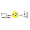 ROLINE adaptér USB-C na jack konektor - USB-C samec obojstranný na stereo mini jack konektor samec