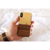 Puzdro na smartphone man and wood pre iPhone X/XS – model mare, čierna