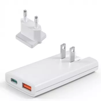 Cestovná nabíjačka CHOETECH GaN USB-C, USB-A: 67W, PD