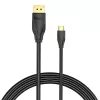 Vention USB-C na DisplayPort 8K kábel 2 m, USB Type-C na DP, čierny