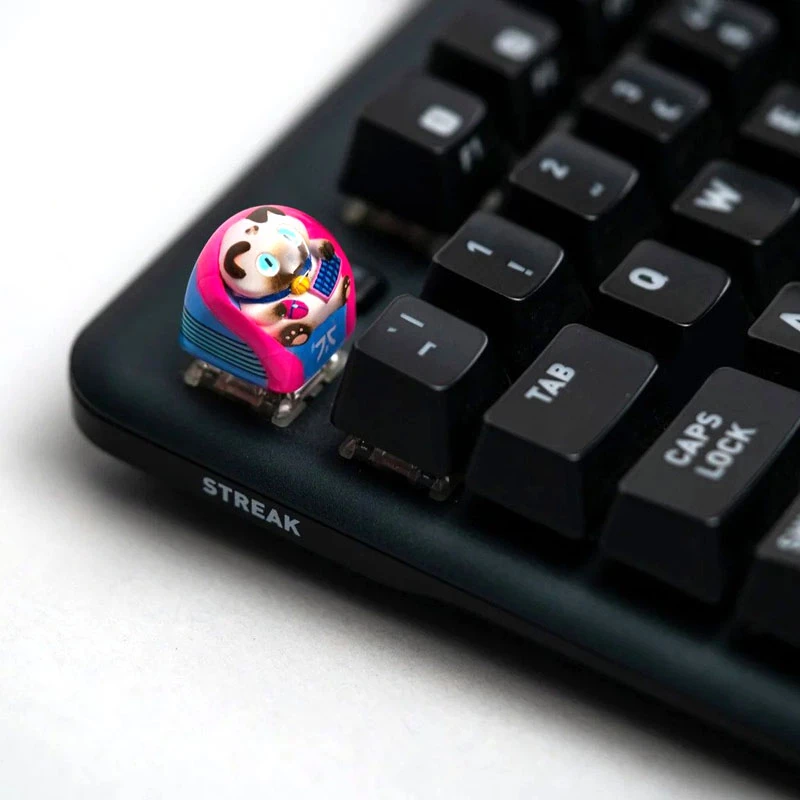 Sada klávesových krytiek Triton Fnatic Artisan Loeya — modrá