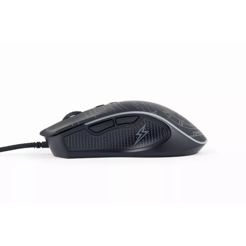 Gembird MUSG-RGB-01 myš pre pravákov USB Type-A 3600 DPI