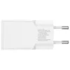AC Indoor Mobile Device Charger 4smarts 541509 — 100–240V, USB-A + USB-C, 1.5 m kábel, rýchlonabíjanie, biela