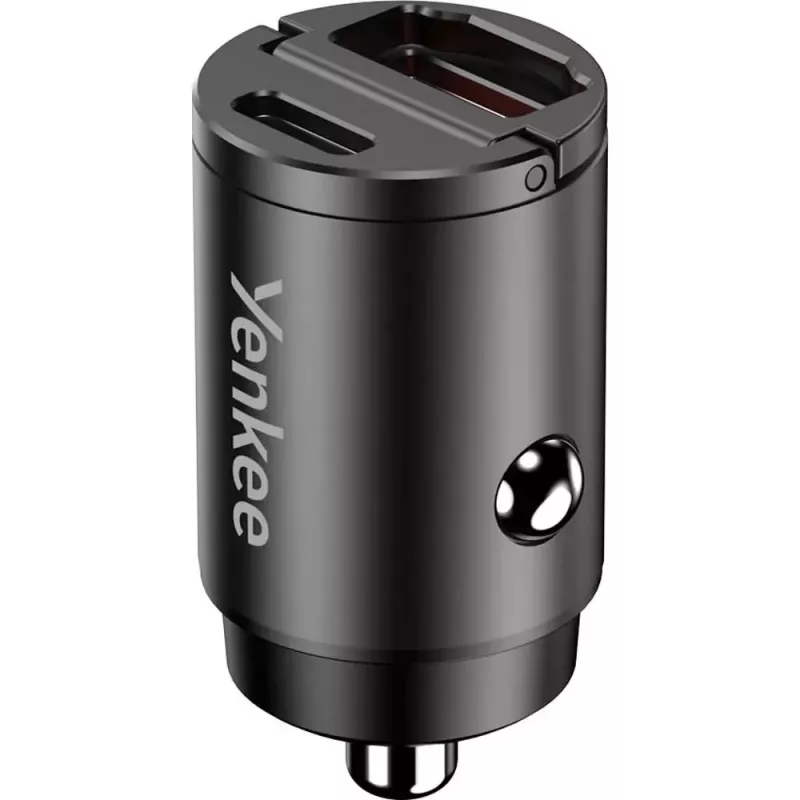 Autonabíjačka YENKEE CAR 02 Power Delivery 30W s USB-A a USB-C konektormi