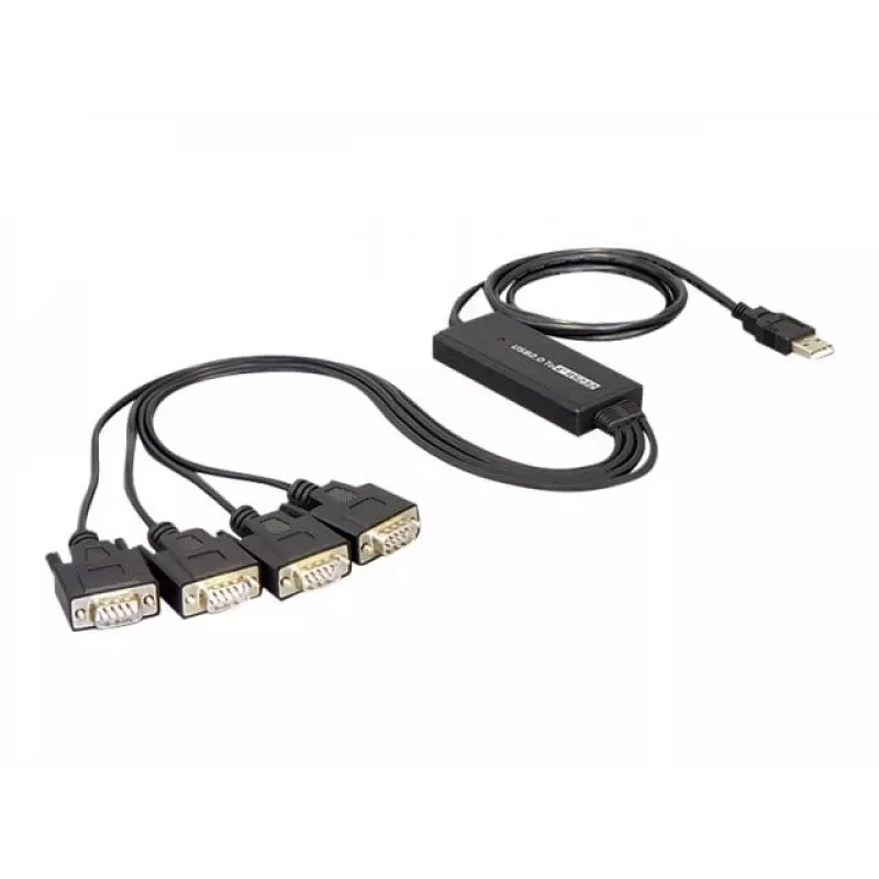 DeLock USB2.0 > 4 x sériový adaptér - sériový adaptér - USB - RS-232 x 4 (61887)