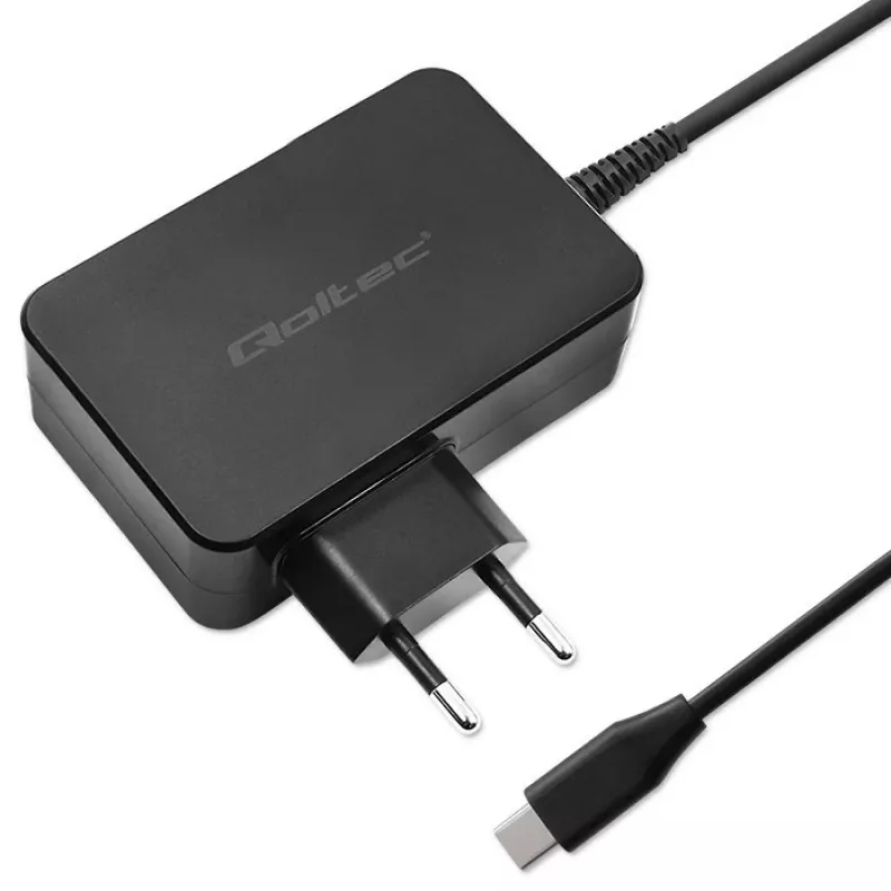 GaN napájací zdroj QOLTEC 52387 90W 1x USB‑C 5–20V