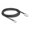 DeLOCK telefónny kábel RJ45 konektor samec na RJ11 konektor samec čierny 3 m