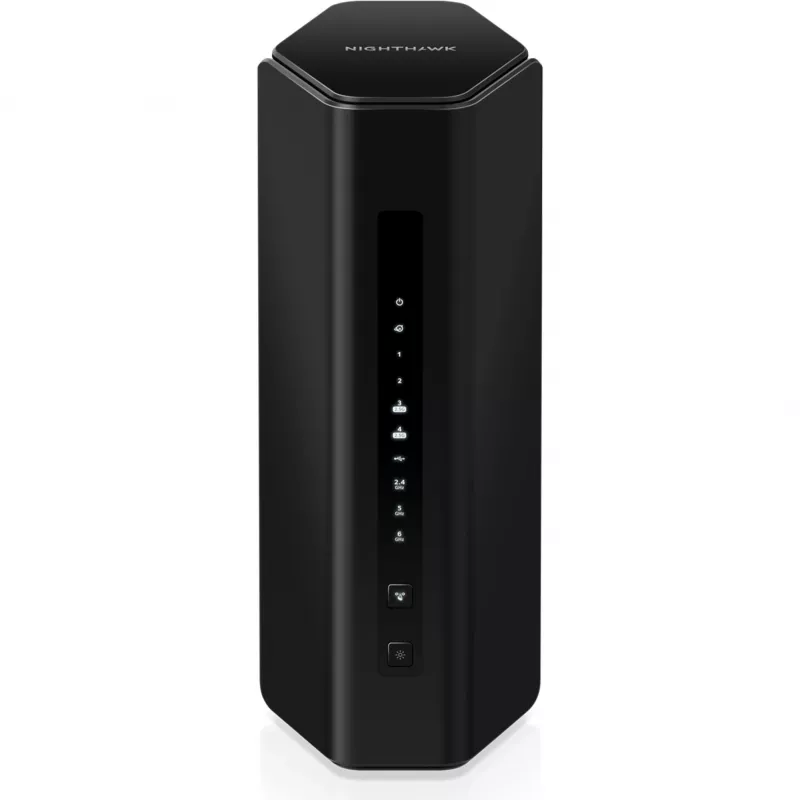 NETGEAR Nighthawk RS300 WLAN router Gigabit Ethernet tri-band (2,4 GHz / 5 GHz / 6 GHz) čierny
